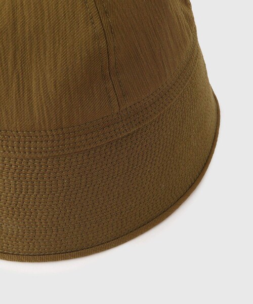 ADAM ET ROPE'（アダムエロペ）の「【THOUSANDS/サウザンズ】RUCKED SAILOR HAT（ハット・メンズ・ブラック/ホワイト/カーキ・L）」の6枚目の写真