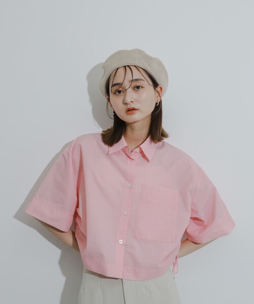 SENSE OF PLACE by URBAN RESEARCH（センスオブプレイスバイアーバンリサーチ）の「サーモベレー（ハンチング/ベレー帽・レディース・IVORY/BLACK・one）」の5枚目の写真