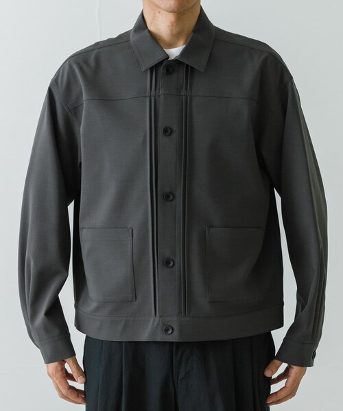 URBAN RESEARCH（アーバンリサーチ）の「ANOTHER OFFICE　Habana Trucker Jacket（テーラードジャケット・メンズ・Alloy-Gray・1/2/3）」の7枚目の写真