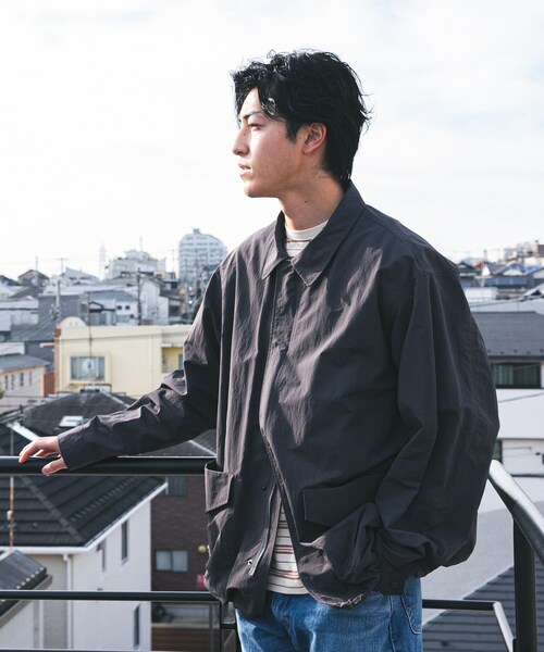 URBAN RESEARCH DOORS(アーバンリサーチドアーズ)の「『別注』Snow Peak Apparel×DOORS NYLON WASHER JACKET(テーラードジャケット・メンズ・GREIGE/CHARCOAL/BLACK・M/L/XL)」の18枚目の写真