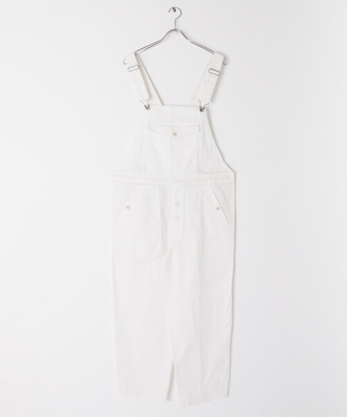 URBAN RESEARCH Sonny Label（アーバンリサーチサニーレーベル）の「ARMY TWILL　LightHerringbone Overall（つなぎ/オールインワン・メンズ・WHITE/NAVY・M/L）」の4枚目の写真
