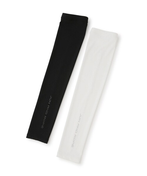 ROPE'（ロペ）の「【UVカット】【速乾】クールコアUVアームカバー（両手）（手袋・レディース・ブラック/ホワイト/ネイビー・F）」の4枚目の写真
