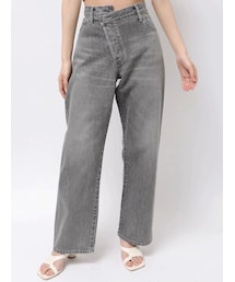 Ungrid | リメイクデザインルーズデニム(デニムパンツ)