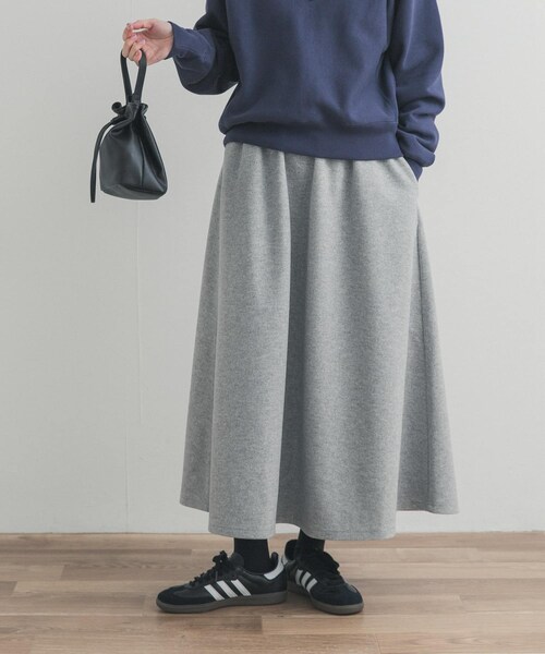 URBAN RESEARCH DOORS（アーバンリサーチドアーズ）の「カットギャザースカート（スカート・レディース・L.GRAY/MOCHA/CHARCOAL・Free）」の7枚目の写真