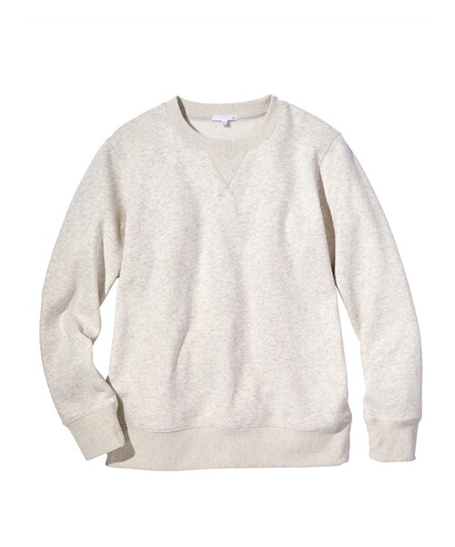 nissen（ニッセン）の「裏起毛クルーネックトレーナー（スウェット・メンズ・杢ライトグレー/杢グレー/ダークグリーン/ネイビー/黒・M/L/LL/3L/4L/5L/6L/8L/10L）」の15枚目の写真