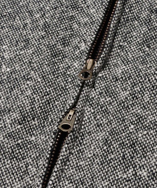 ADAM ET ROPE'(アダムエロペ)の「TWEED HOMESPAN RACING BLOUSON(ブルゾン・メンズ・ブラック・L/M/S)」の21枚目の写真