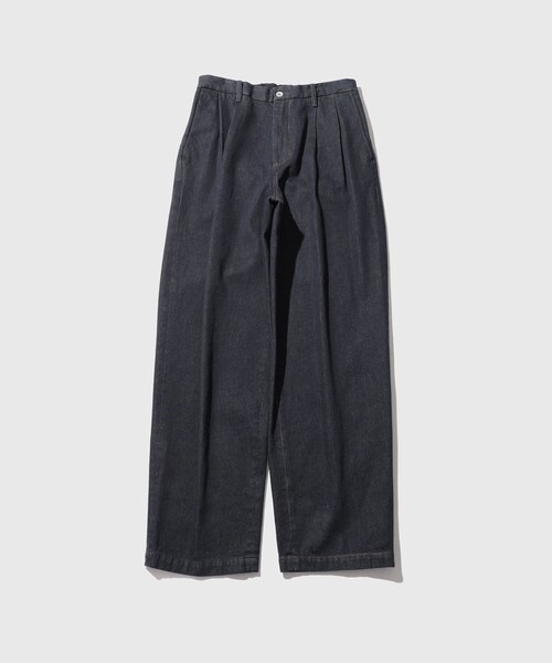 ADAM ET ROPE'(アダムエロペ)の「13oz デニムワイドイージーパンツ / ADAM ET ROPE' JEANS(デニムパンツ・メンズ・ブラック系/ネイビー・L/M/S)」の15枚目の写真