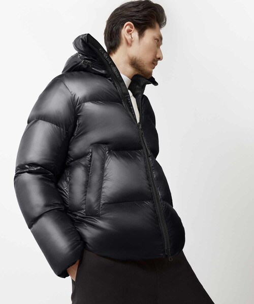 ADAM ET ROPE'（アダムエロペ）の「【CANADA GOOSE】CROFTON PUFFER BLACK LABEL（ダウンジャケット/コート・メンズ・ブラック/チャコール・L/M/S）」の8枚目の写真