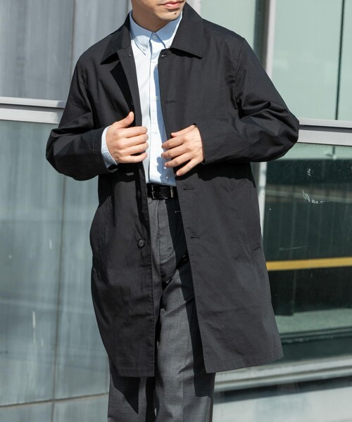 URBAN RESEARCH ROSSO（アーバンリサーチロッソ）の「『撥水』タイプライタースプリングコート（ステンカラーコート・メンズ・BLACK/D/NAVY/BLUE/GRAY/BEIGE/KHAKI・S/M/L/XL）」の8枚目の写真