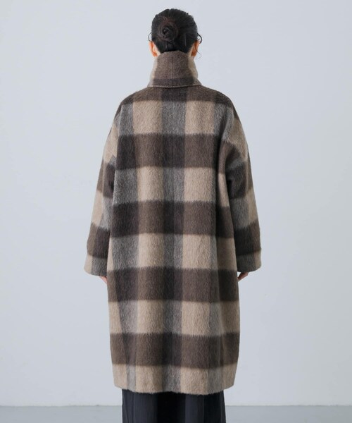 かぐれ（カグレ）の「Honnete　Shawl Collar Coat（テーラードジャケット・レディース・BrownCheck・one）」の11枚目の写真