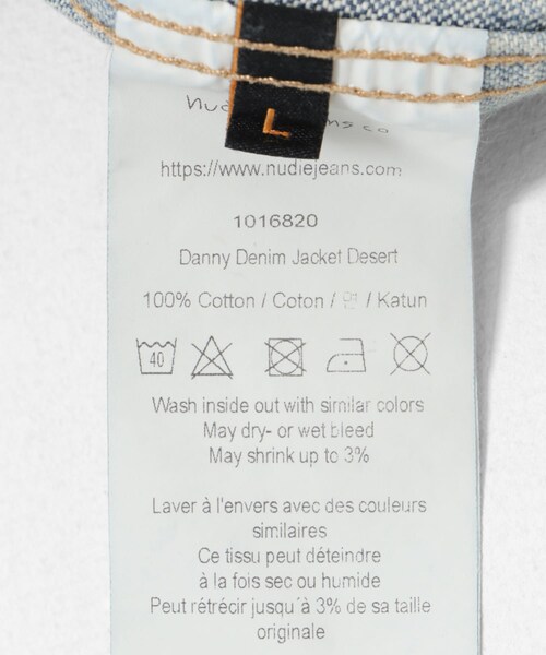 THE GOODLAND MARKET（ザグッドランドマーケット）の「NUDIE JEANS　Danny Denim Jacket（デニムジャケット・メンズ・L.Blue・L/XL）」の10枚目の写真