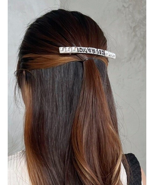 EATME（イートミー）の「ビジューバレッタ（バレッタ/ヘアクリップ・レディース・シルバー・F）」の2枚目の写真