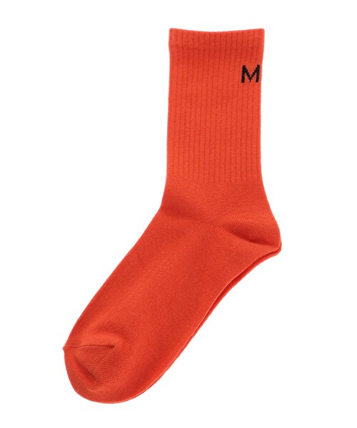 MURUA（ムルーア）の「MURUAロゴソックス（ソックス/靴下・レディース・グリーン/オレンジ/ブラック/ホワイト・F）」の7枚目の写真