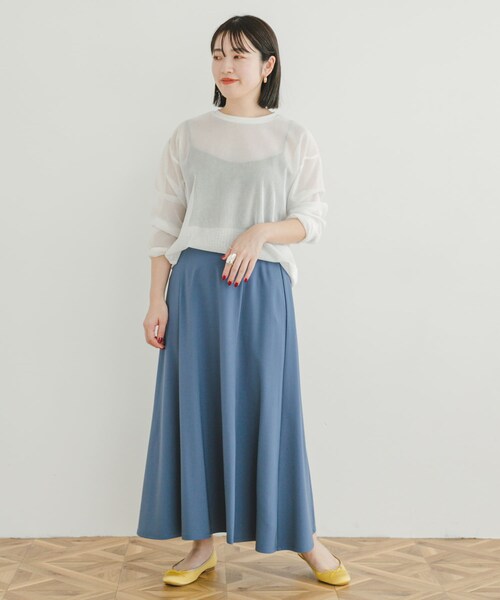 ITEMS URBANRESEARCH（アイテムズ アーバンリサーチ）の「メッシュトップス+Tシャツ レイヤードセット（Tシャツ/カットソー・メンズ・BLK×WHT/OFF×OLV/OFF×杢GRY・M/L）」の22枚目の写真