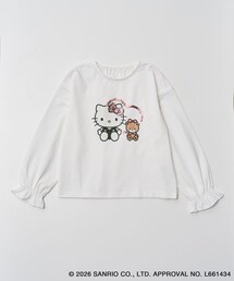 ROPE' PICNIC | 【KIDS/キッズ】【ROPE' PICNIC×ハローキティ】スパンコールロングスリーブTシャツ(Tシャツ/カットソー)