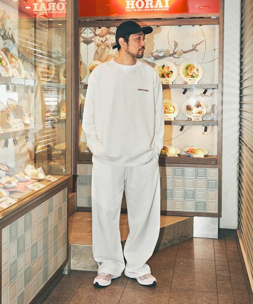 URBAN RESEARCH(アーバンリサーチ)の「551蓬莱×UR SWEAT PANTS(スウェットパンツ・メンズ・OFF/TOP GRAY/BLACK・M/L)」の10枚目の写真