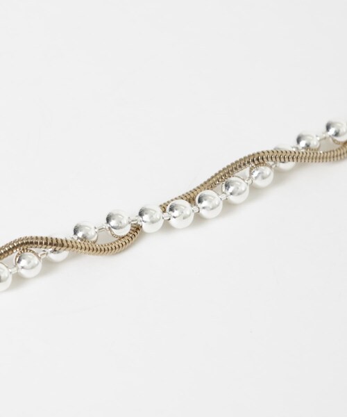 URBAN RESEARCH（アーバンリサーチ）の「Sapir Bachar　TWIST NECKLACE（ネックレス・レディース・SV/GD・-）」の5枚目の写真