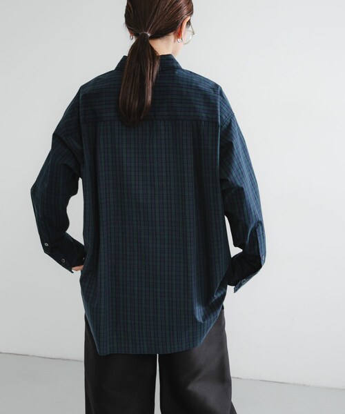 URBAN RESEARCH(アーバンリサーチ)の「new basic BROAD BIG SHIRTS(シャツ/ブラウス・レディース・BLUE/CHECK・FREE)」の13枚目の写真