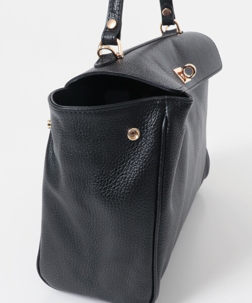 URBAN RESEARCH ROSSO（アーバンリサーチロッソ）の「AULENTTI　フラップバッグ（ハンドバッグ・レディース・BLACK/TAUPE・Free）」の11枚目の写真