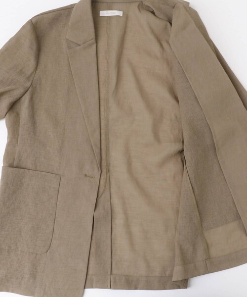 URBAN RESEARCH ROSSO（アーバンリサーチロッソ）の「F by ROSSO　シアーシャツジャケット（テーラードジャケット・レディース・MOCHA/L/BEIGE・FREE）」の15枚目の写真