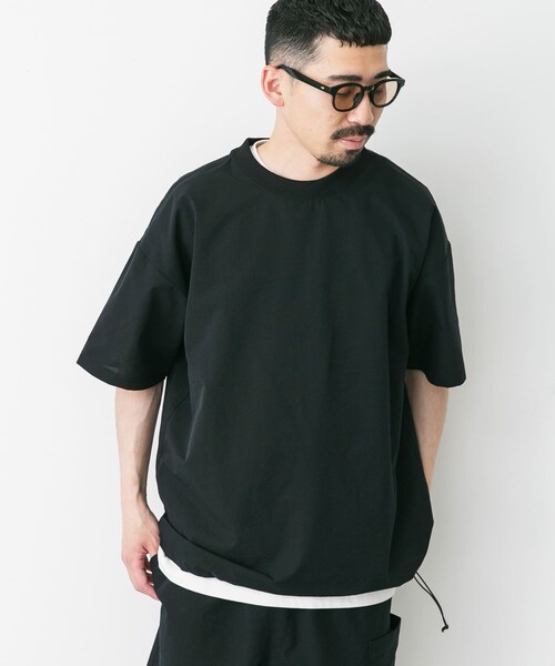 URBAN RESEARCH DOORS(アーバンリサーチドアーズ)の「『別注』Marmot×DOORS DotAir drawstring T-shirts(Tシャツ/カットソー・メンズ・BLACK/CHARCOAL/BEIGE・M/L/XL)」の7枚目の写真