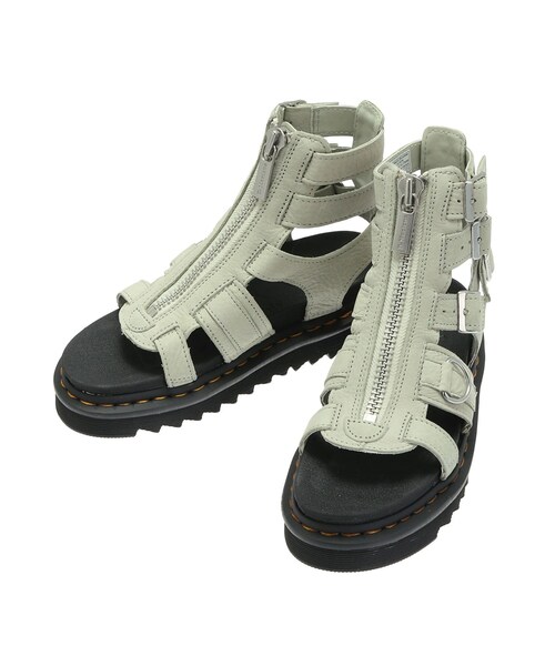 EVRIS（エヴリス）の「【Dr.Martens】Olson（サンダル・レディース・ブラック/ミントグリーン・M/L）」の4枚目の写真