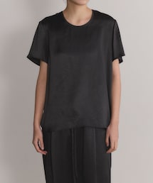 ADAM ET ROPE' | 【EMOELLE】サテンTブラウス(シャツ/ブラウス)