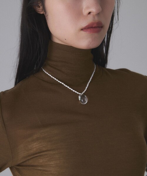 ADAM ET ROPE'(アダムエロペ)の「【J'aDoRe限定】【Rieuk(リューク)】Pearl with Stone Baroque Necklace(ネックレス・レディース・ブラック/その他・F)」の5枚目の写真
