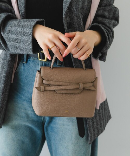 RODE SKO（ロデスコ）の「tov　MIMI MINI（ショルダーバッグ・レディース・BLACK/GREGE/PINK・-）」の2枚目の写真