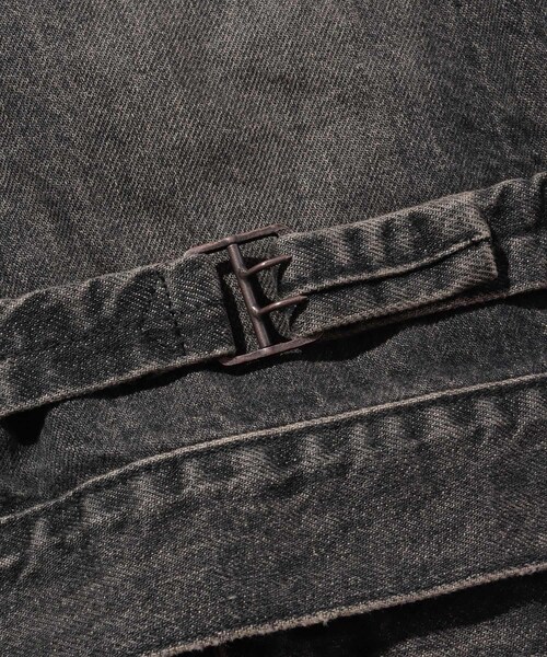 ADAM ET ROPE'（アダムエロペ）の「【DAIRIKU/ダイリク】2PKT Vinatge Denim Jacket（デニムジャケット・メンズ・ブラック・L/M/S）」の14枚目の写真
