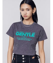 EMODA | ジェントルプリントTシャツ(Tシャツ/カットソー)
