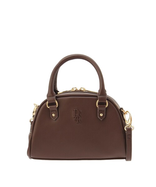 dazzlin（ダズリン）の「ハーフラウンドミニボストンバッグ（ショルダーバッグ・レディース・ライム/ブラウン・F）」の5枚目の写真