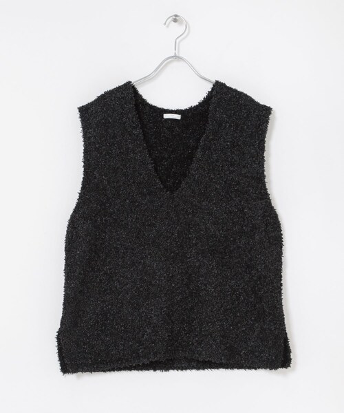 ITEMS URBANRESEARCH(アイテムズ アーバンリサーチ)の「リボンヤーンベスト(ニット/セーター・レディース・OFF/BLK/CHA・Free)」の15枚目の写真