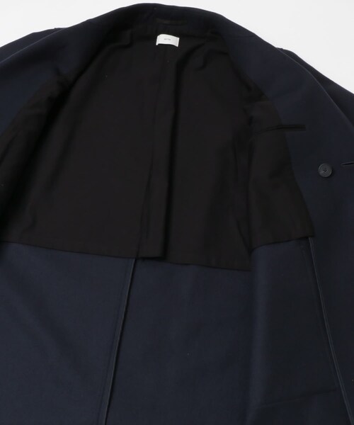 URBAN RESEARCH（アーバンリサーチ）の「ATON　S 160S SEMI DOUBLE COAT（チェスターコート・メンズ・NAVY・4/6）」の9枚目の写真