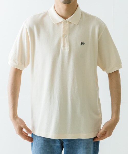 URBAN RESEARCH（アーバンリサーチ）の「Scye　Cotton Pique Polo Shirts（ポロシャツ・メンズ・バニラ/アクア/レッド・38/40）」の5枚目の写真