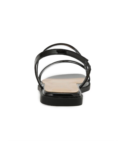 ROPE' PICNIC（ロペピクニック）の「スキニーストラップフラットサンダル（サンダル・レディース・オフホワイト/ブラック/シルバー/ゴールド・24.0/23.0）」の12枚目の写真