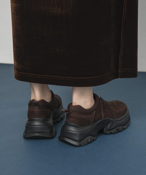 KBF（ケイビーエフ）の「ステッチデザインスリッポン（スニーカー・レディース・BROWN/BLACK・36/37/38）」の20枚目の写真