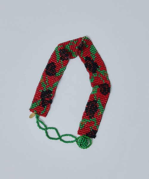 ADAM ET ROPE'(アダムエロペ)の「【J'aDoRe・店舗限定】【LY(エルワイ)】Gargantilla /ビーズチョーカー(チョーカー・レディース・レッド系・F)」の4枚目の写真