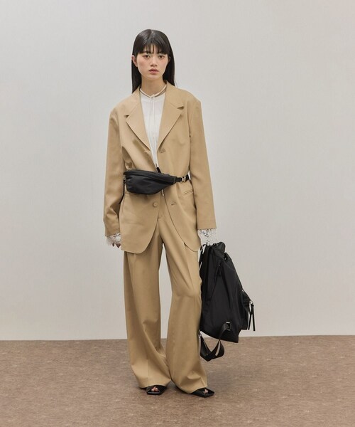 ADAM ET ROPE'（アダムエロペ）の「ミニボディーバッグ/撥水（ボディバッグ/ウエストポーチ・レディース・ブラック・F）」の7枚目の写真