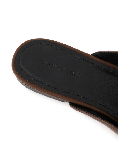 ADAM ET ROPE'（アダムエロペ）の「ローファーミュール（サンダル・レディース・ブラック/ダークブラウン・36.0/37.0/38.0）」の18枚目の写真