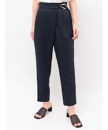 TONAL | フェイクリネンアシメテーパードパンツ(その他パンツ)