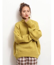 Ungrid | ハイネックボリュームカラーニット(ニット/セーター)