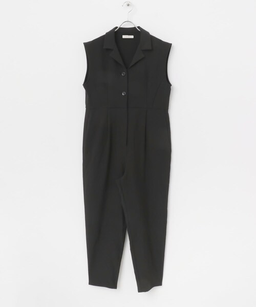 URBAN RESEARCH ROSSO(アーバンリサーチロッソ)の「『UR TECH DRYLUXE』F by ROSSO オープンカラーオールインワン(サロペット/オーバーオール・レディース・BLACK/BEIGE/MOCHA・34/36/38)」の12枚目の写真