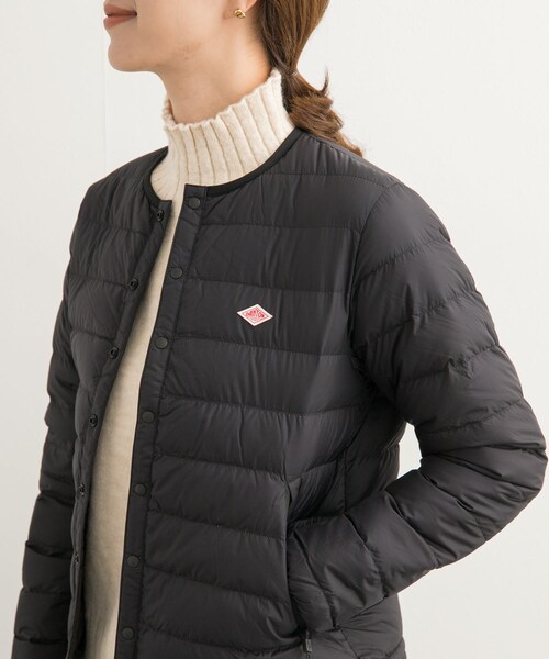 URBAN RESEARCH DOORS(アーバンリサーチドアーズ)の「DANTON INNERDOWN CREWNECK JACKET(その他アウター・レディース・BLACK/OYSTER WH/NAVY・S)」の15枚目の写真