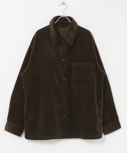 URBAN RESEARCH DOORS(アーバンリサーチドアーズ)の「FORK&SPOON コーデュロイカバーオールジャケット(カバーオール・メンズ・ECRU/CHARCOAL/BROWN・4/5)」の15枚目の写真