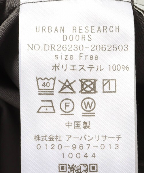 URBAN RESEARCH DOORS(アーバンリサーチドアーズ)の「2WAYランタンスリーブ ワンピース(ワンピース・レディース・CHARCOAL/BLACK・Free)」の13枚目の写真