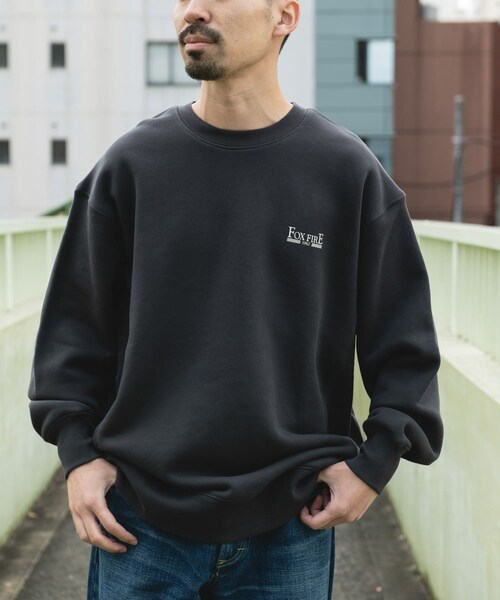 URBAN RESEARCH DOORS（アーバンリサーチドアーズ）の「FOXFIRE プリントスウェット（スウェット・メンズ・杢GRAY①/杢GRAY②/CHARCOAL①/CHARCOAL②・M/L）」の9枚目の写真