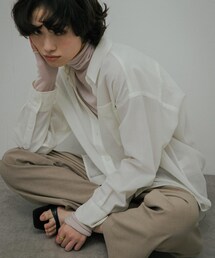 URBAN RESEARCH DOORS | Wool Blend Basic Shirts(シャツ/ブラウス)