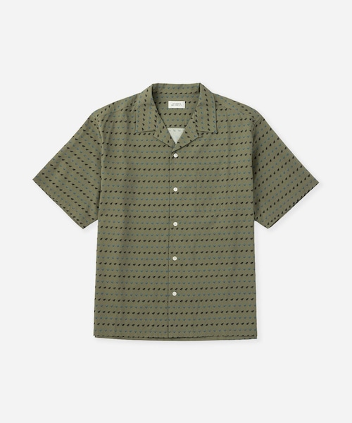 Saturdays NYC(サタデーズ ニューヨークシティ )の「Canty Sailboat SS Shirt(シャツ/ブラウス・レディース・ベージュ/ネイビー・L/M/S/XL)」の2枚目の写真