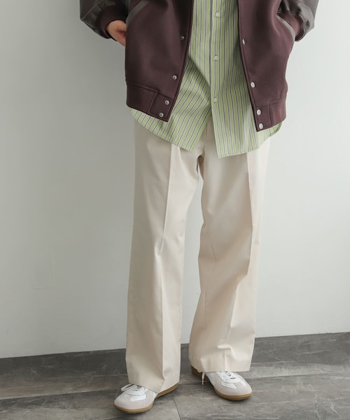 SENSE OF PLACE by URBAN RESEARCH(センスオブプレイスバイアーバンリサーチ)の「センタープレスストレートタックチノパンツ(チノパンツ・メンズ・GREIGE/BLACK・M/L)」の19枚目の写真